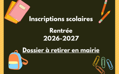 Inscriptions scolaires